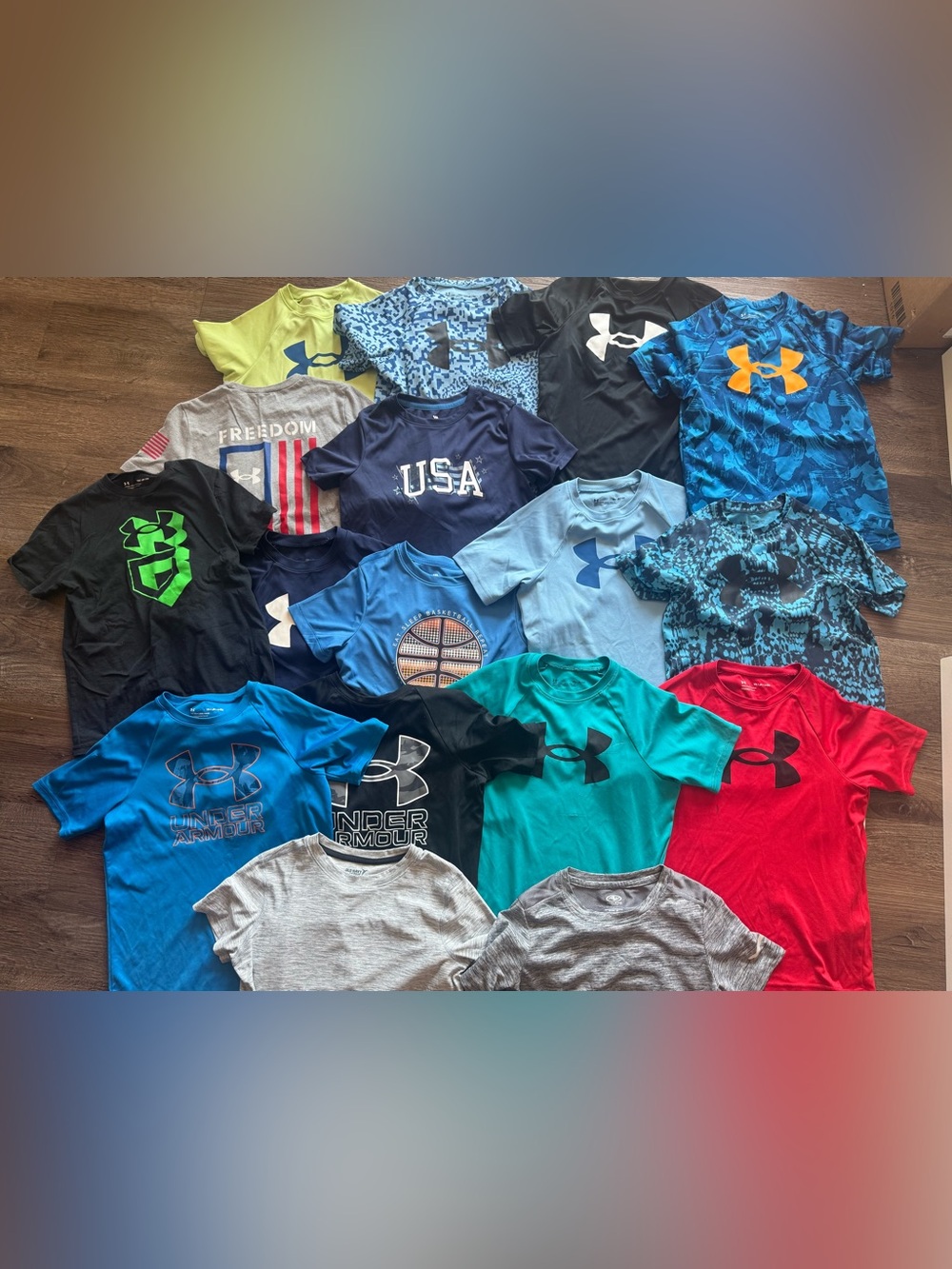 Lot of 17 total- 13 Under Armour, and 4 misc Old Navy, All in Motion